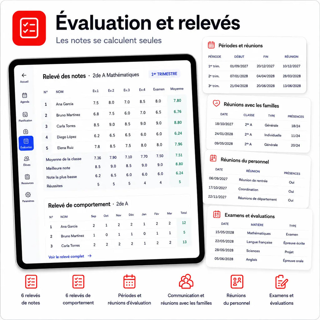 Agenda de l'Enseignant